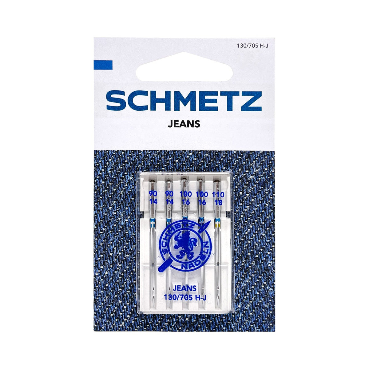Schmetz Jeansnadel Stärke 90-110/ System 130/705 H-J/ 5 Nadeln