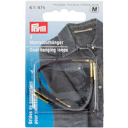 Prym Mantelaufhänger Leder (schwarz/ 3 St.)