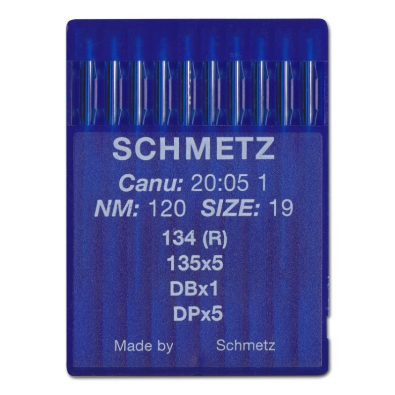 Schmetz Rundkolbennadel Stärke 120/ System 134R/ 10 Nadeln