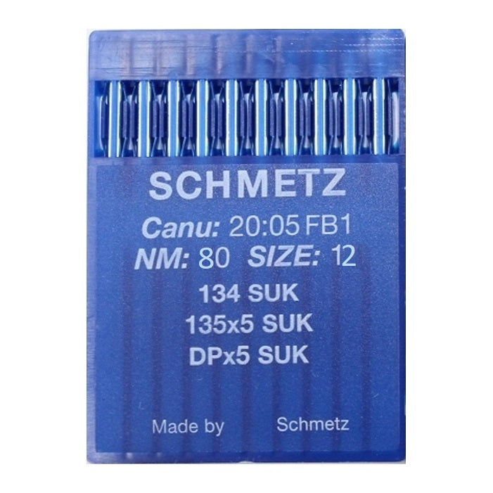 Schmetz Jersey Rundkolbennadel Stärke 80/ System 134 SUK/ 10 Nadeln