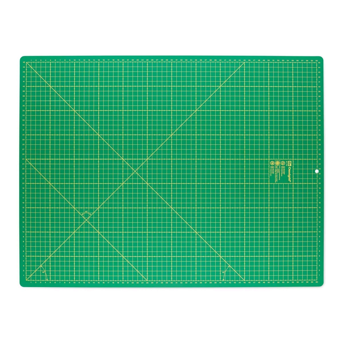 Prym Schneideunterlage (45 x 60 cm/ cm/ inch Skalierung/ grün)
