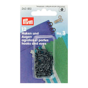 Prym Haken und Augen No. 3 (schwarz/ 12 St.)