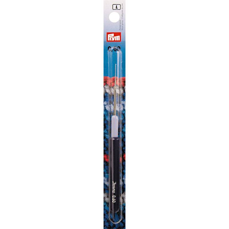 Prym Garn Häkelnadel mit Softgriff (Stärke 0,6)