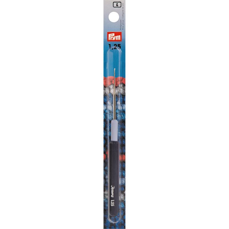 Prym Garn Häkelnadel mit Softgriff (Stärke 1,25)