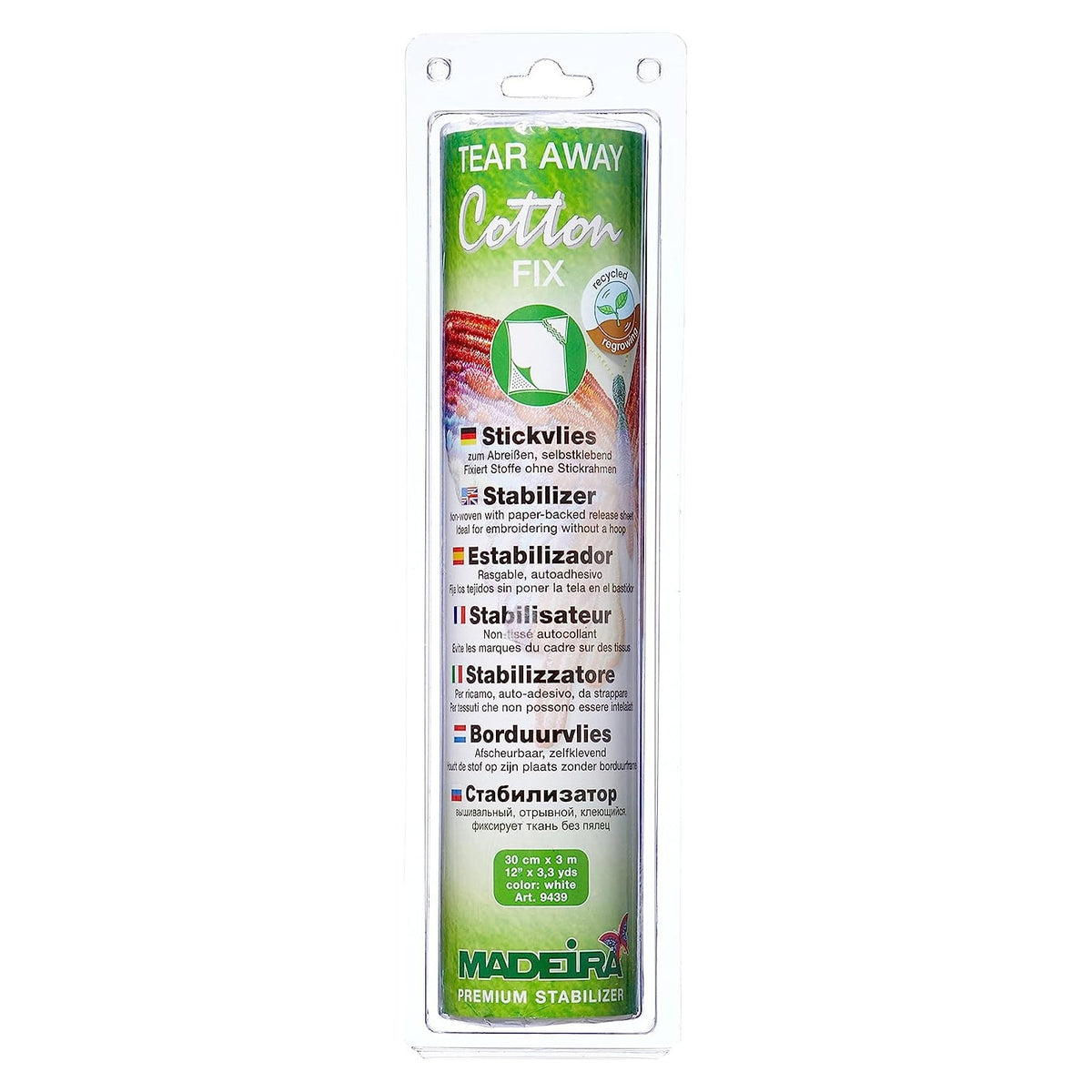 Madeira Cotton Fix (weiß/ 30 cm x 3 m)