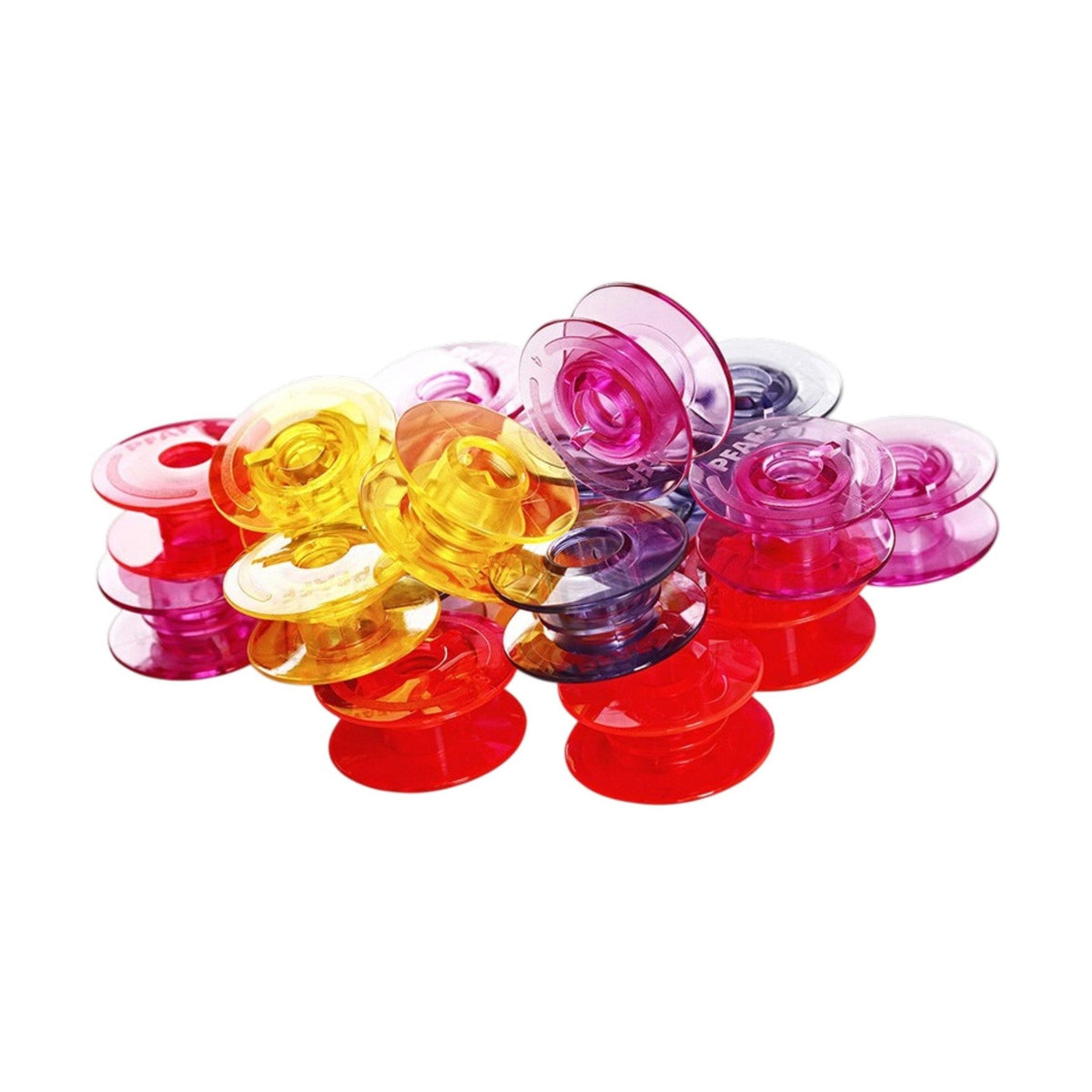 Pfaff bunte Spulen (20er Pack - 4 Farben) Gruppe J