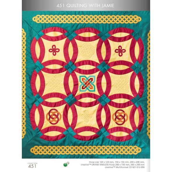 CD Nr. 451 Pfaff Multiformat Quilting with Jamie