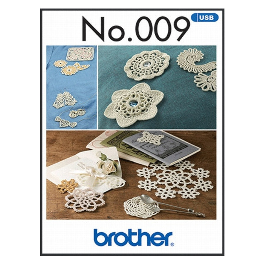 Brother Stickmusterkarte No. 009