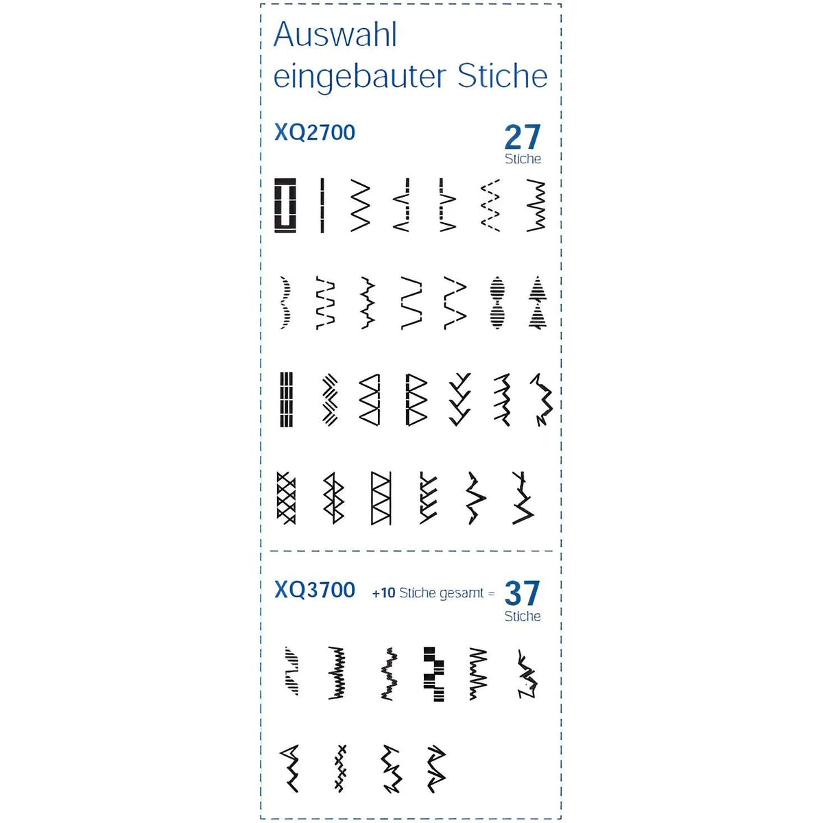 Brother XQ-3700 mechanische Nähmaschine