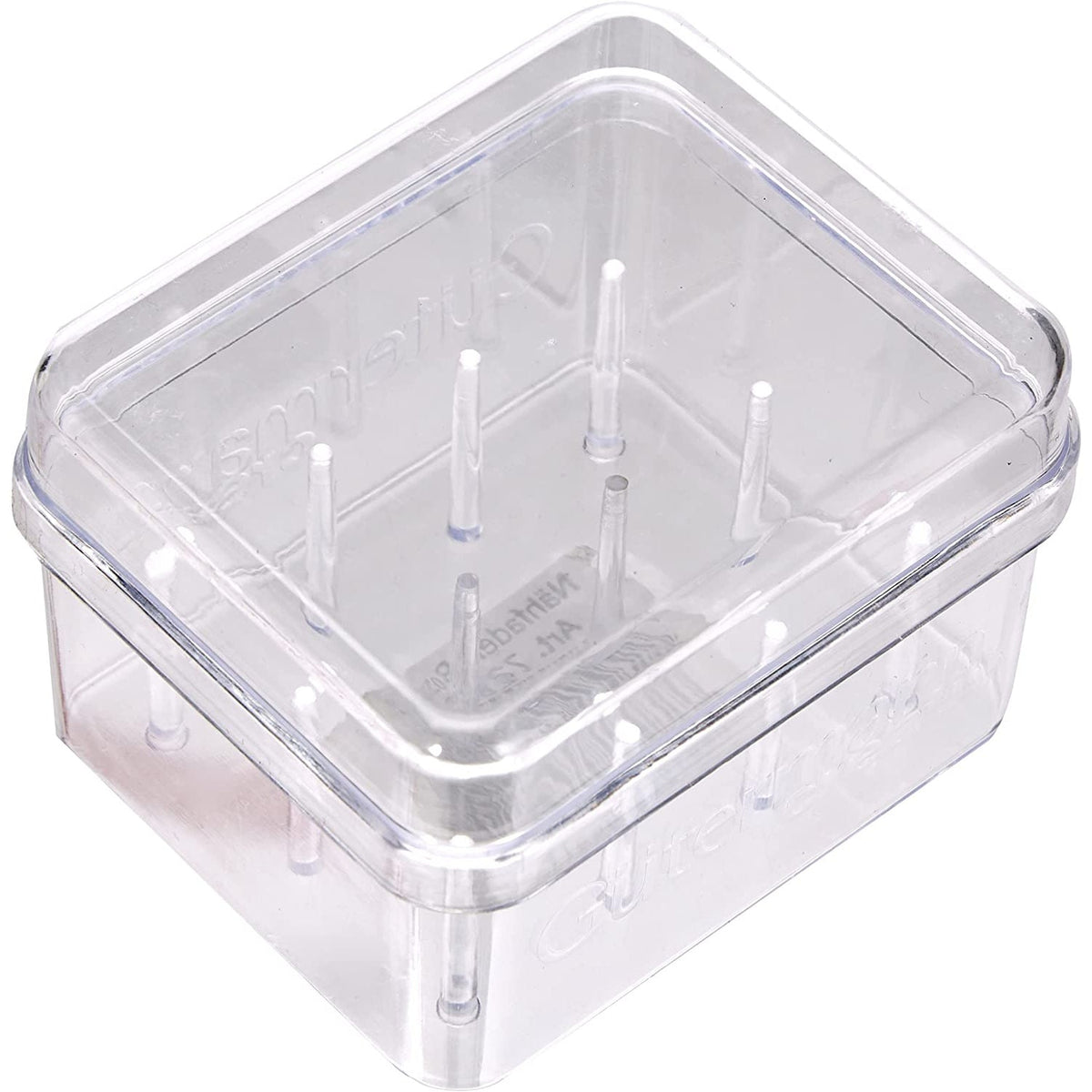 Gütermann Nähgarn-Box Acryl ungefüllt (für 12 Spulen/ 200 m/ 9,4 x 6,2 x 6,8 cm)