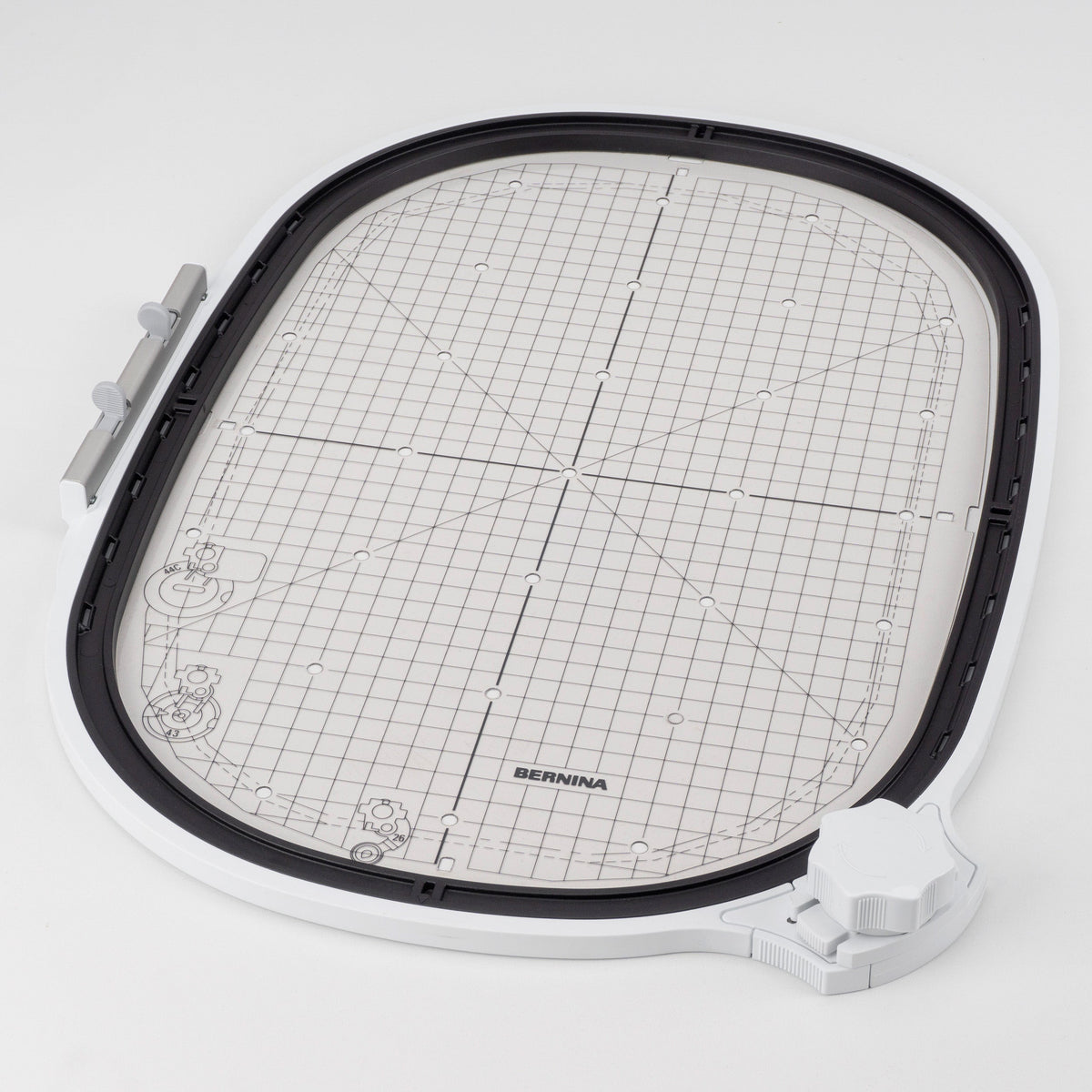 Bernina Stickrahmen Maxi Hoop (400 mm x 210 mm) mit dem genialen Zentralverschluss