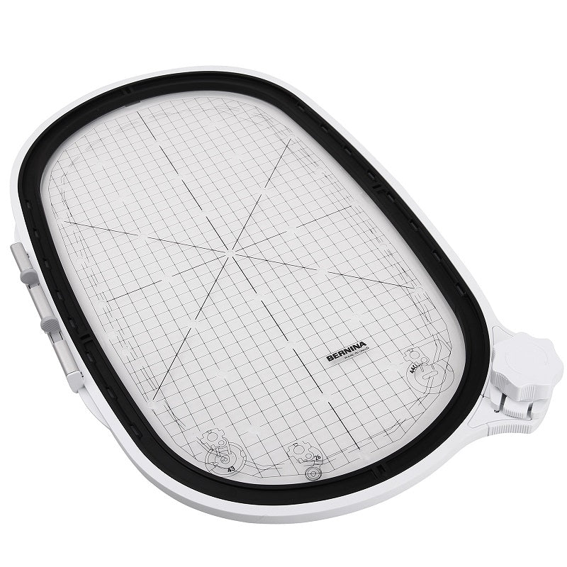 Bernina Stickrahmen Maxi Hoop (400 mm x 210 mm) mit dem genialen Zentralverschluss