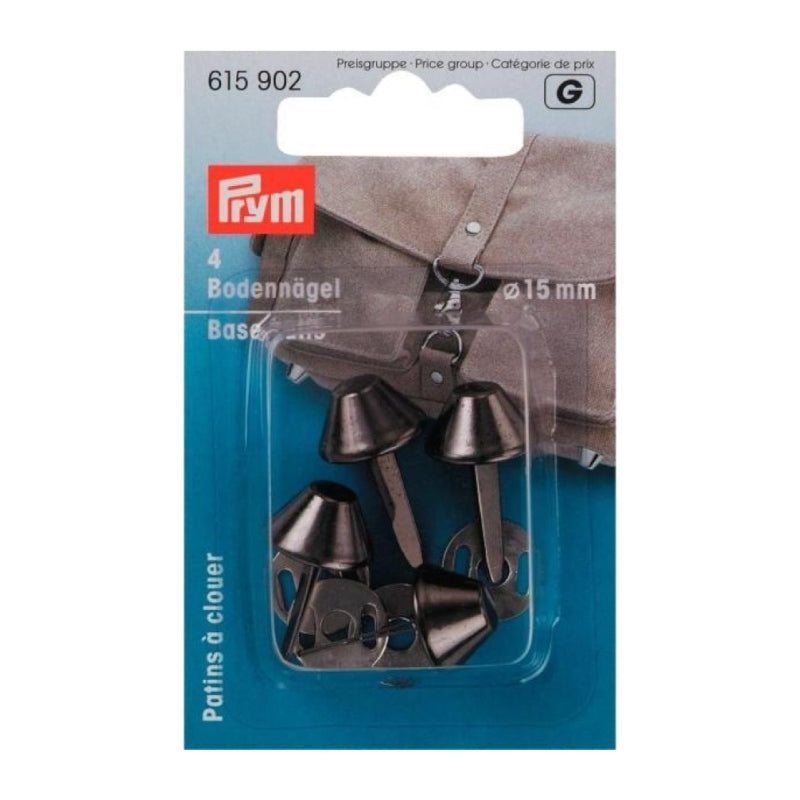 Prym Bodennägel für Taschen (15 mm/ altsilber/ 4 St.)