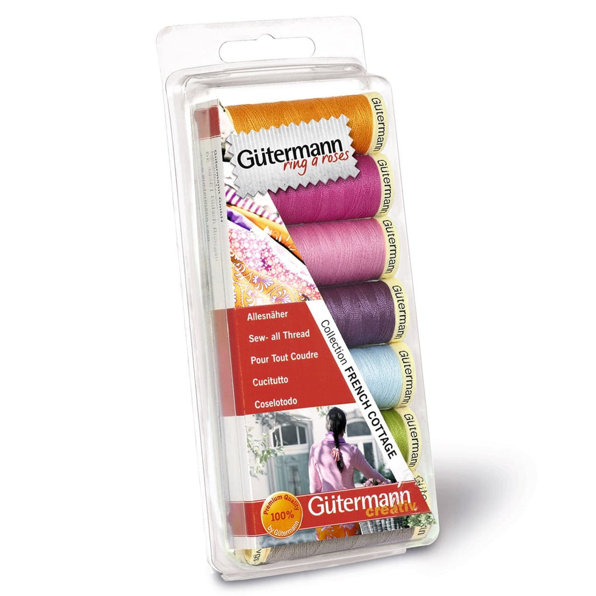 Gütermann FRENCH COTTAGE Nähfaden-Set-2 (7 Farben/ 100 m)