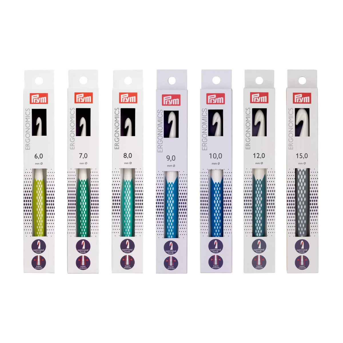 Prym ergonomics Wollhäkelnadel (versch. Stärken)