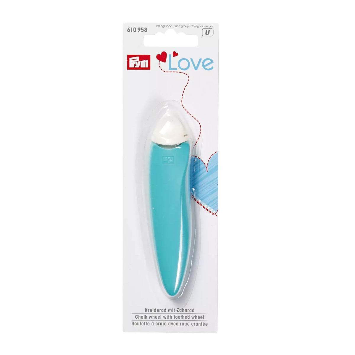 Prym Love Kreiderad mit Zahnrad (türkis)