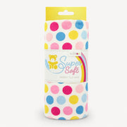 Kullaloo SuperSoft Plüsch SHORTY Prints (hot pink/ blue/ 0,75 m x 1 m)