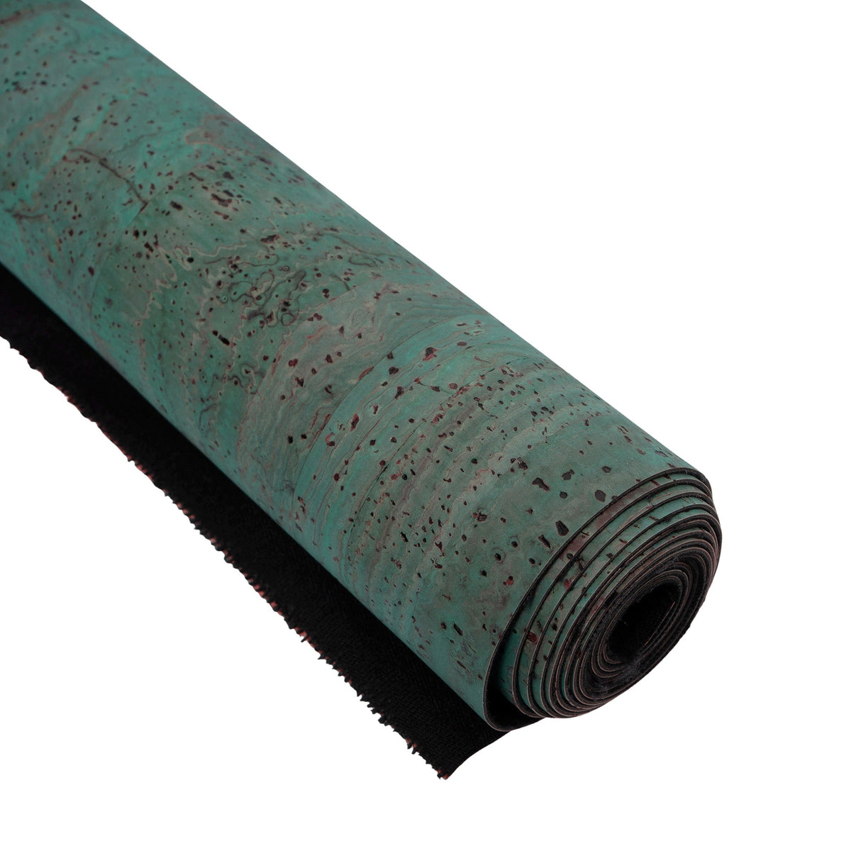 Korkstoff türkisblau (ca. 0,60 x 1,40 m)