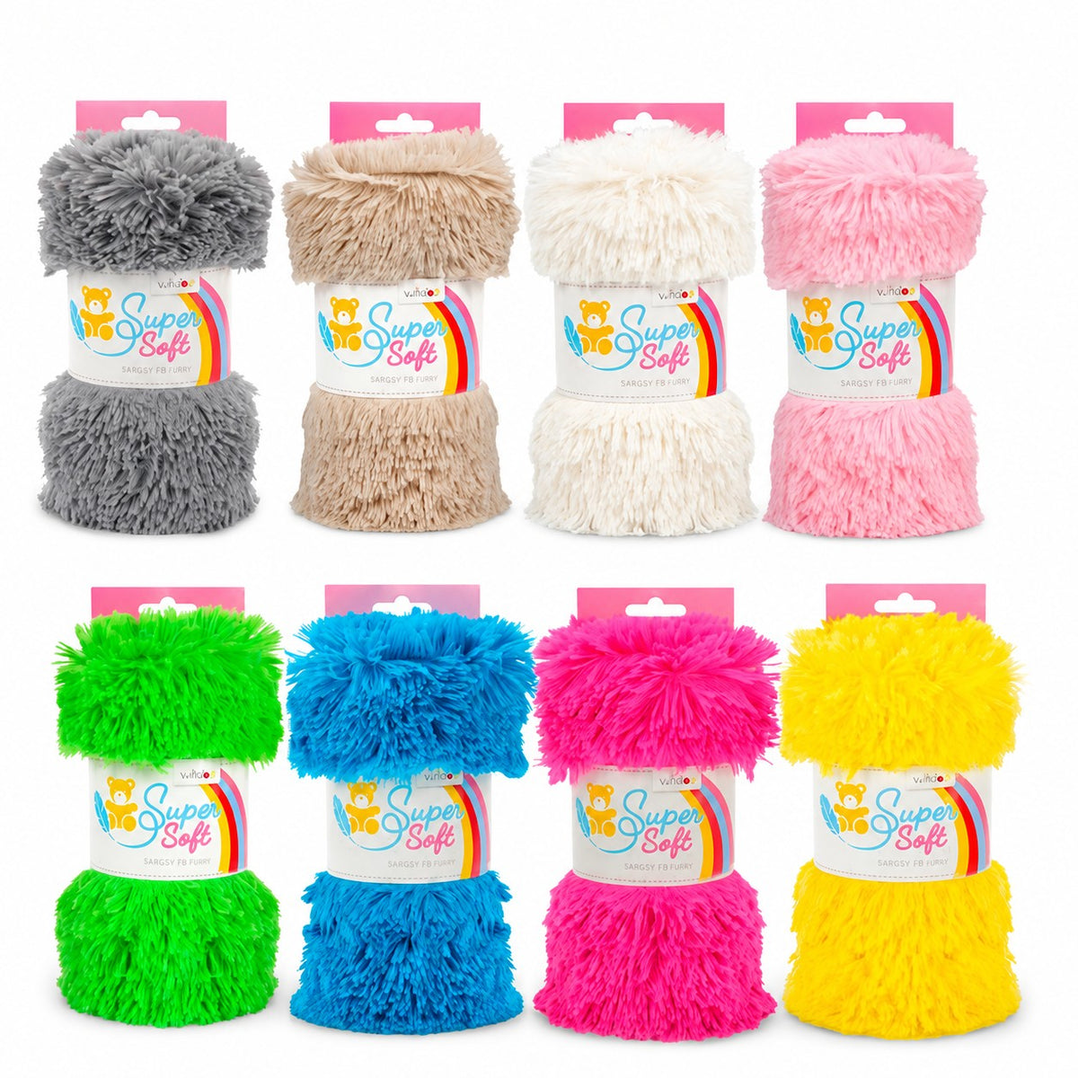 Kullaloo Zottelplüsch Super Soft SHAGGY (0,75 m  x 1 m/ Florlänge 20 mm)