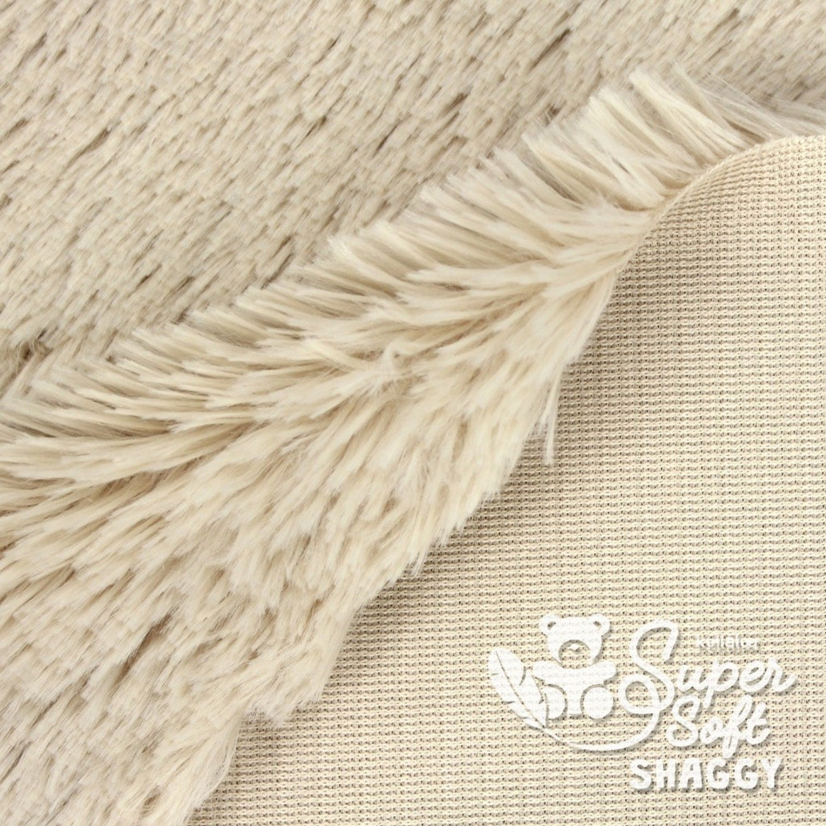 Kullaloo Zottelplüsch Super Soft SHAGGY (0,75 m  x 1 m/ Florlänge 20 mm)