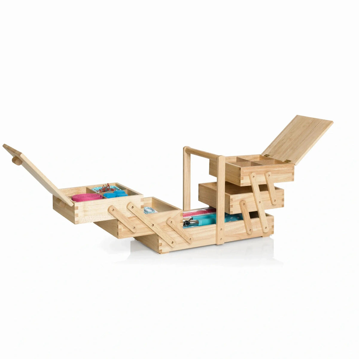 Prym Nähkasten Holz M (hell)