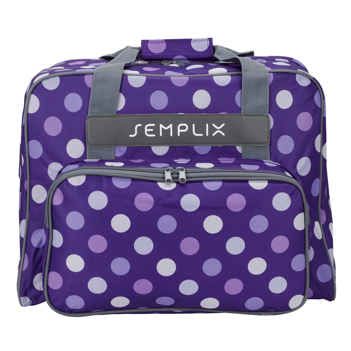 Semplix Nähmaschinentasche Polka Dots (lila/flieder)