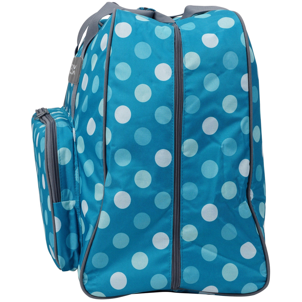 Semplix Nähmaschinentasche XL Polka Dots (petrol/türkis)