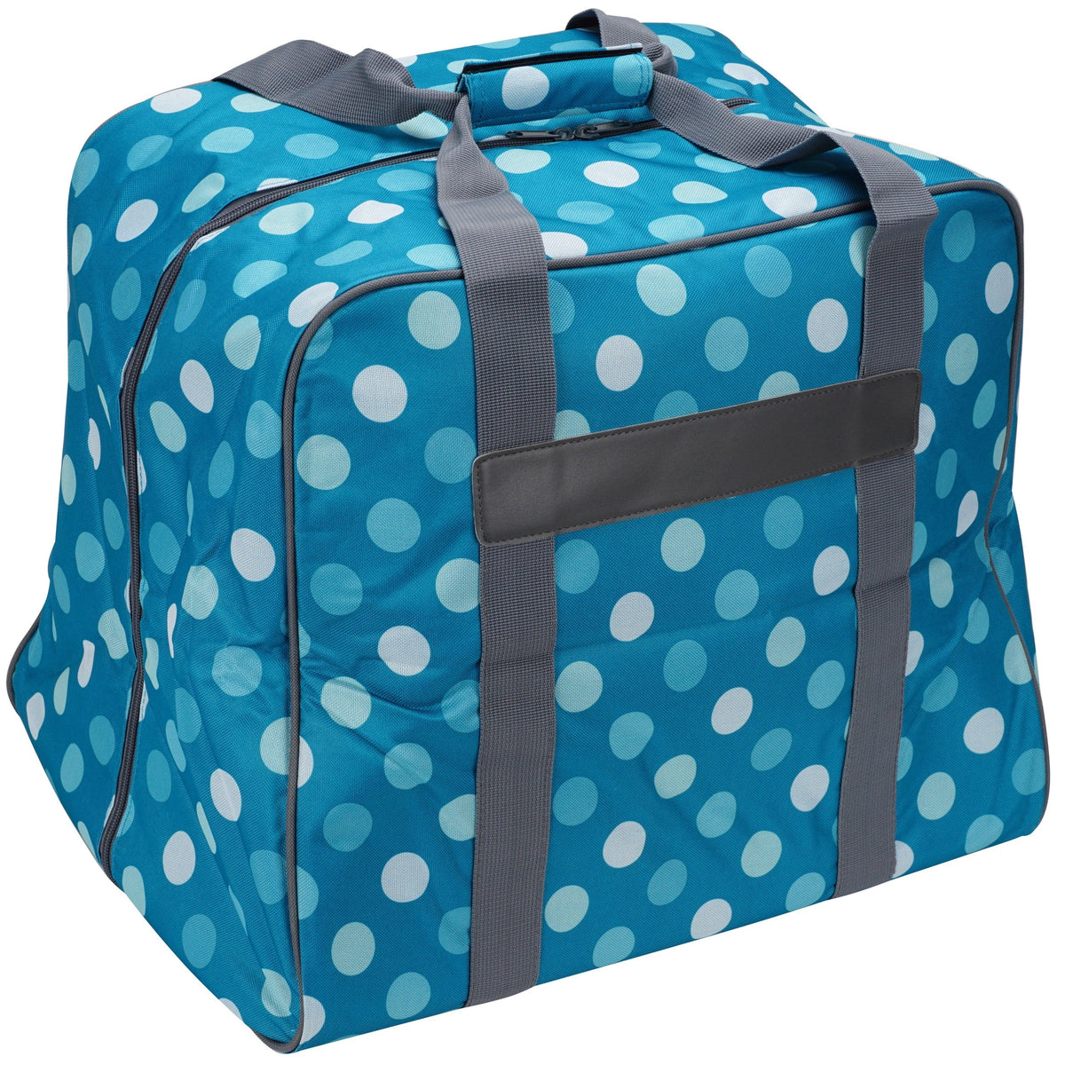 Semplix Overlocktasche-Coverlocktasche Polka Dots (petrol/türkis)