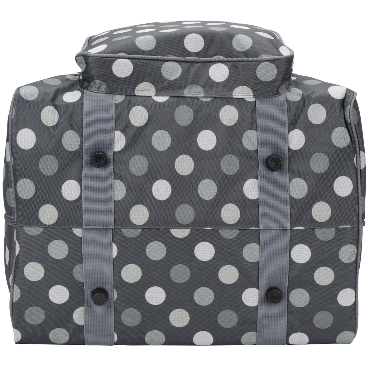 Semplix Overlocktasche-Coverlocktasche Polka Dots (anthrazit/grau)