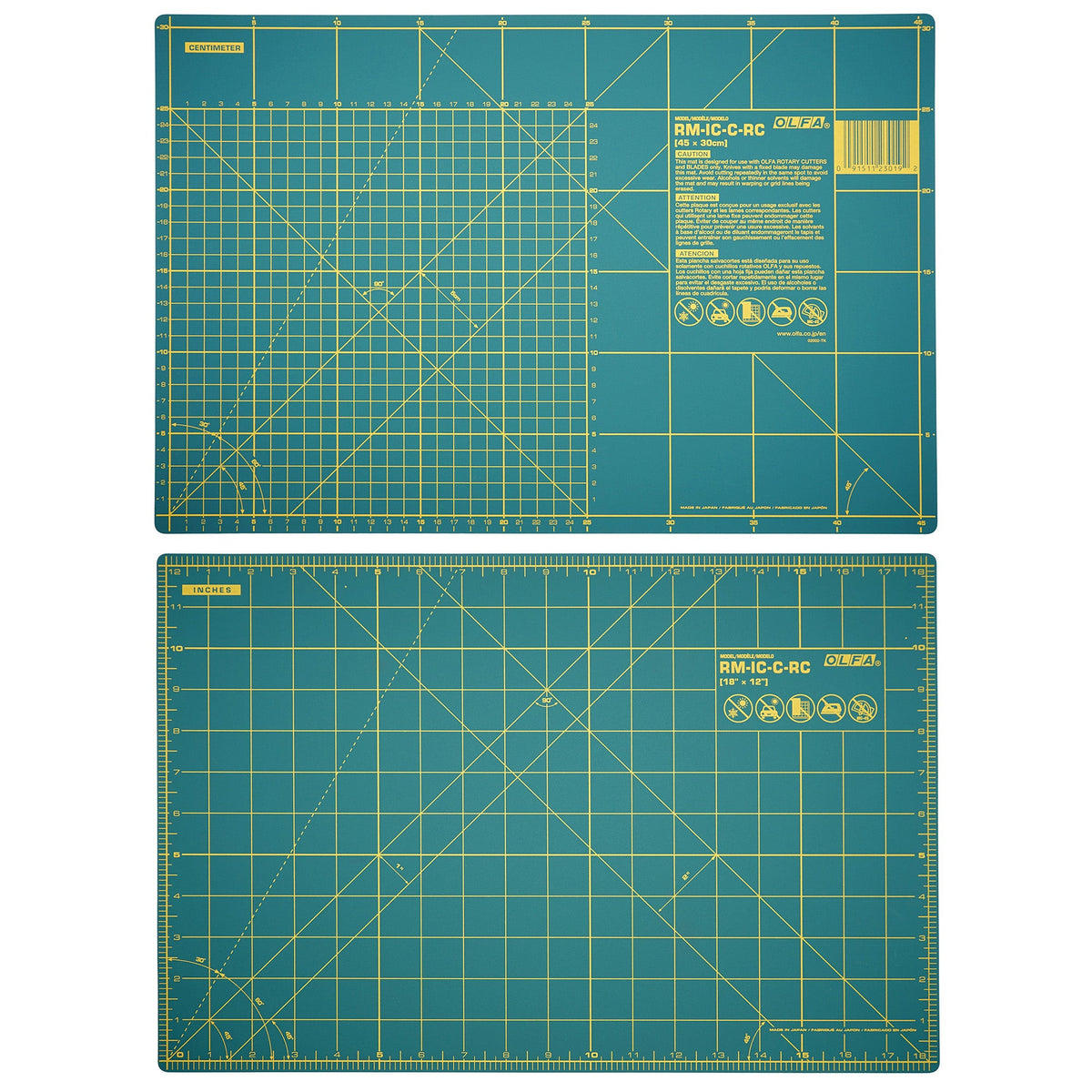 OLFA Premium Quilting Kit (Matte 45 x 30 cm/ grün)