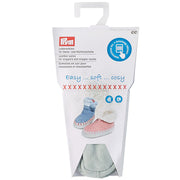 Prym Ledersohlen für Haus- und Hüttenschuhe (hellgrau/ versch. Größen)