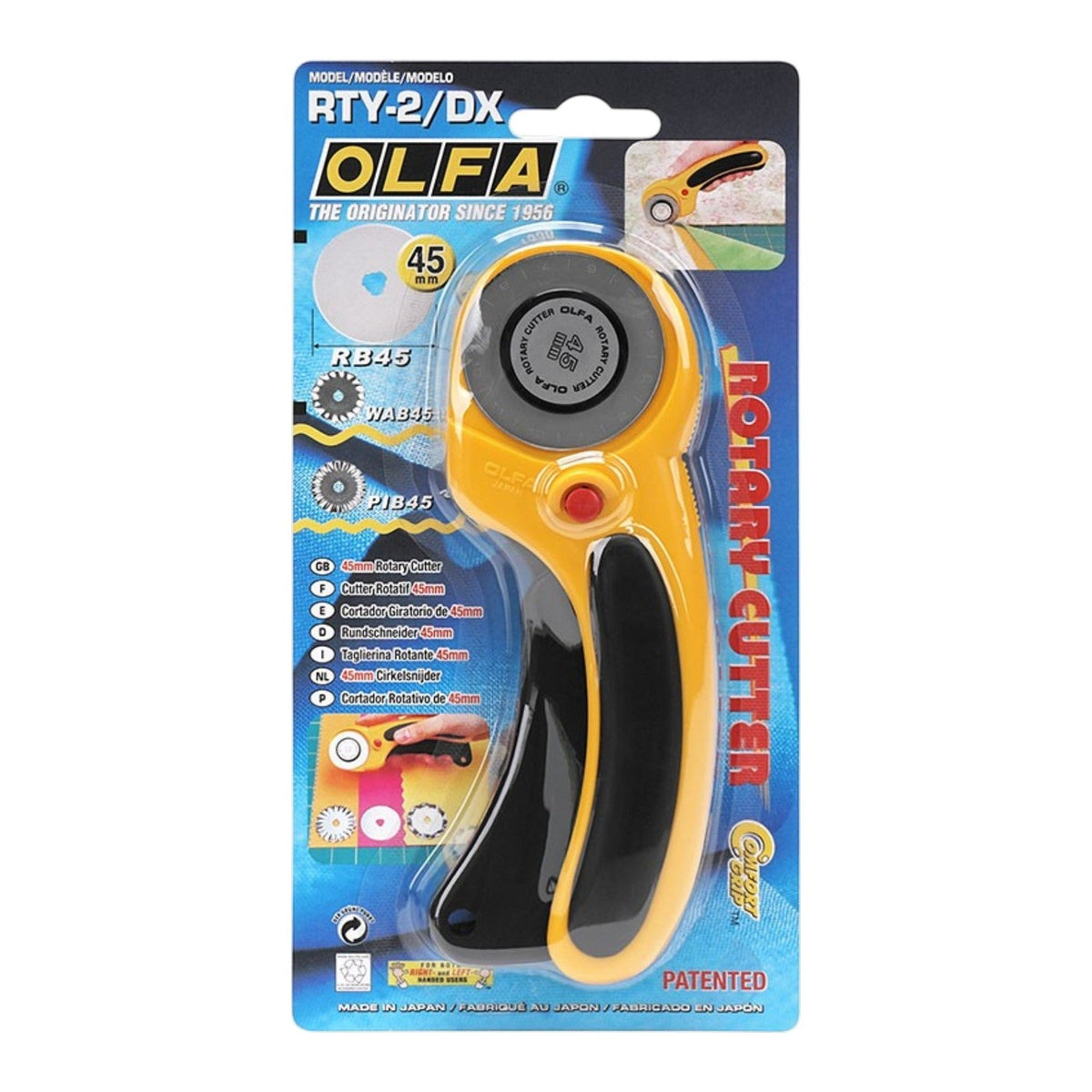 Olfa Rollschneider deluxe - RTY-2/ DX (45 mm)