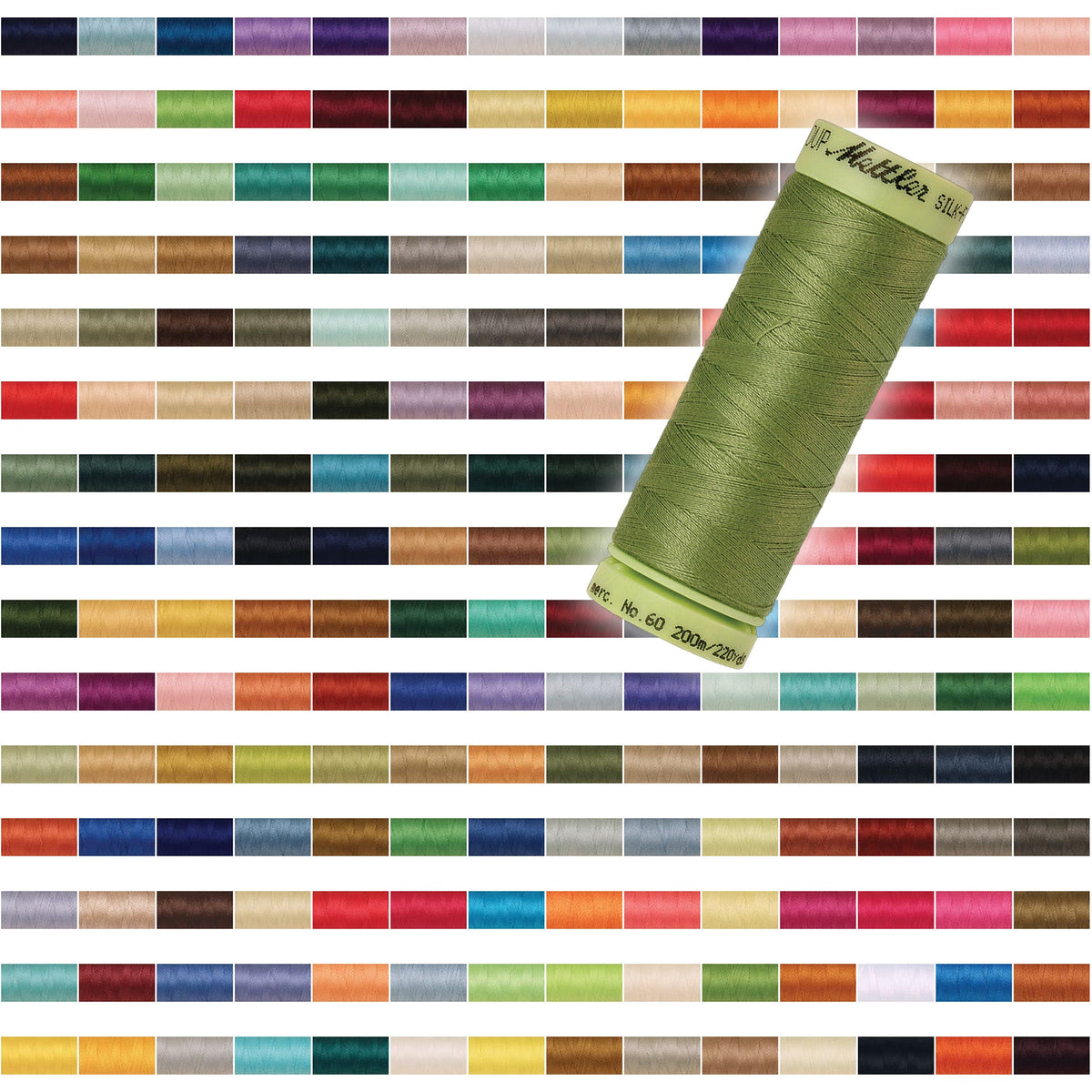 Amann Mettler SILK-FINISH COTTON No.60/ 200 m