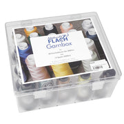 Nähwelt Flach Bauschgarn QA-Thread Acryl-Garnbox (gefüllt mit 10 Konen/ 1500 m)