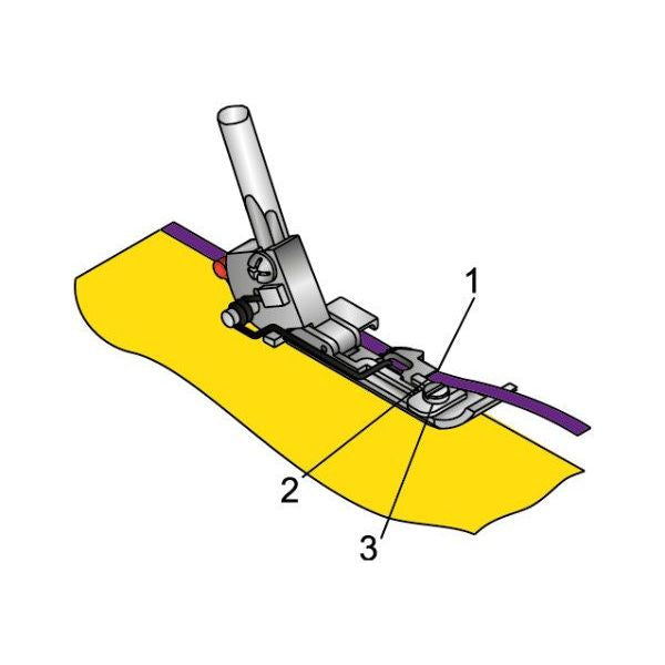 Bernette Bandannähfuß (für Funlock 44/ 48/ Airlock 64/ 68)