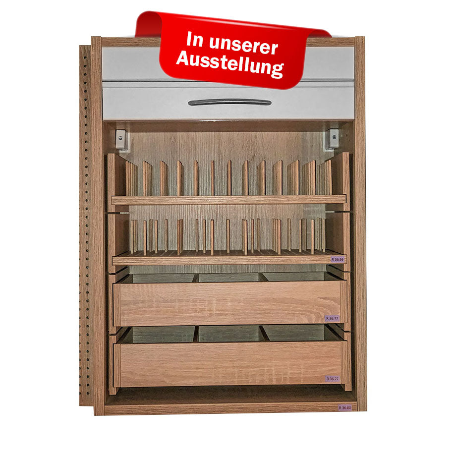 WALL Schrankregalserie Kombination mit Rollladenfront (Modell 4)