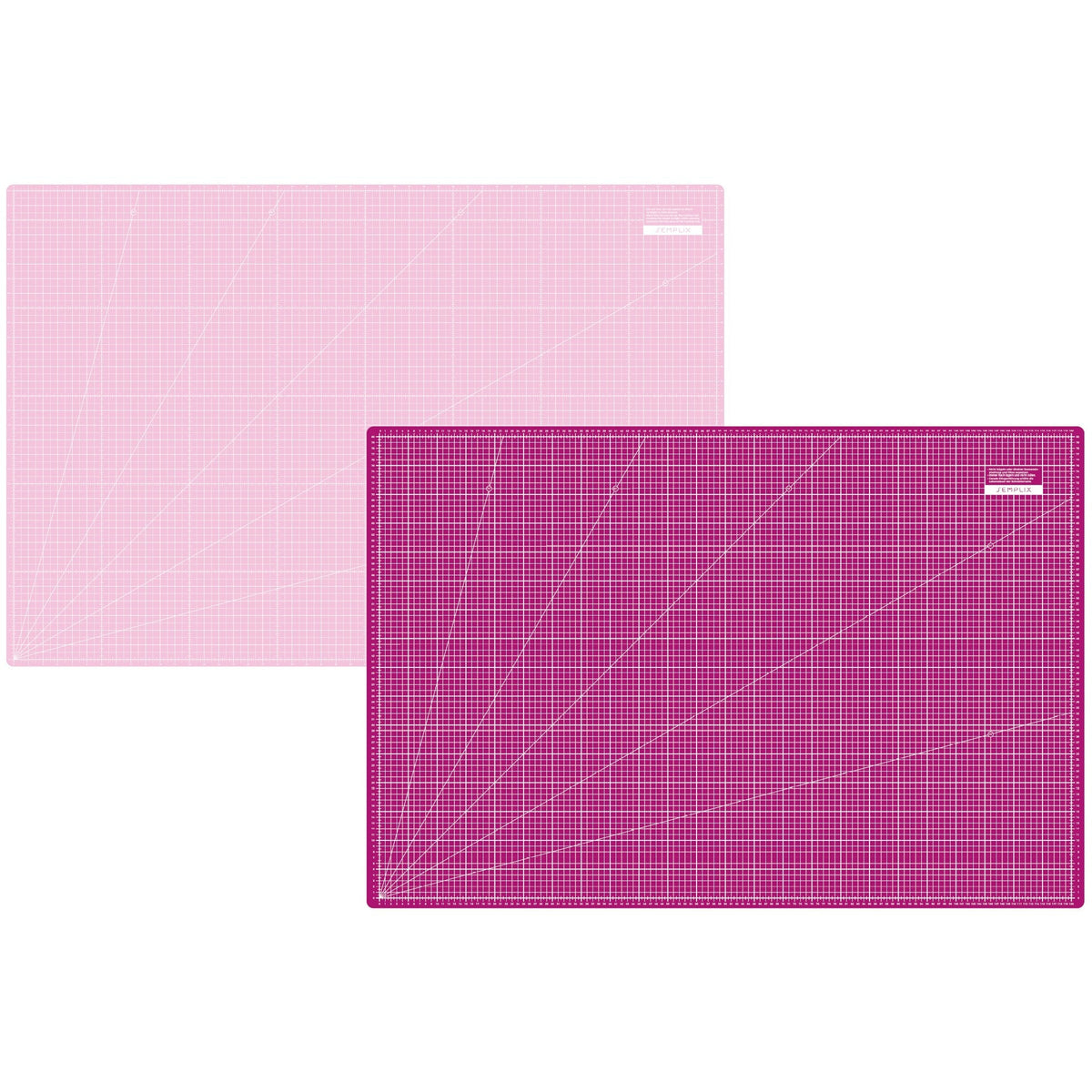Semplix Schneidematte beere-rosa (120 x 80 cm/ 48 x 32 inch) A0