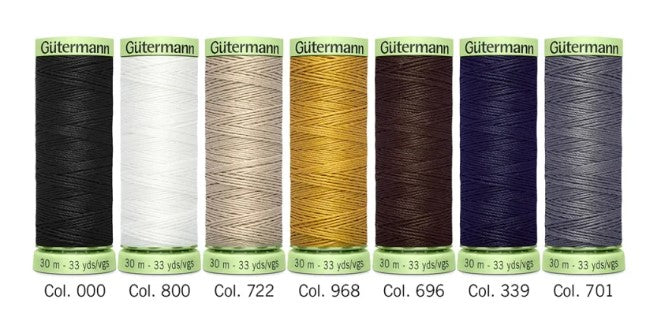 Gütermann Zierstichfaden Nähfaden-Set (7 Farben/ 30 m)