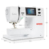 Bernina 475 QE Näh-und Quiltmaschine mit Vollschaftfüßchen