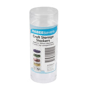 Stapeldosen für Kleinteile (5-tlg./transparent/ schraubbar/ Ø 50 mm/ 132 mm)