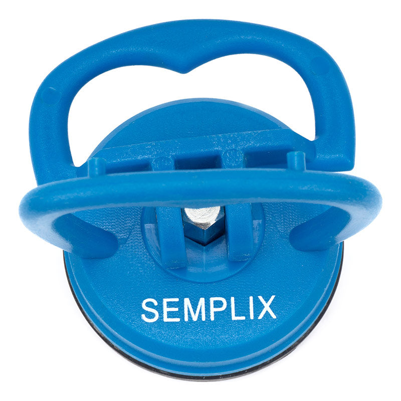 Semplix Linealgriff mit Saugnapf (blau)