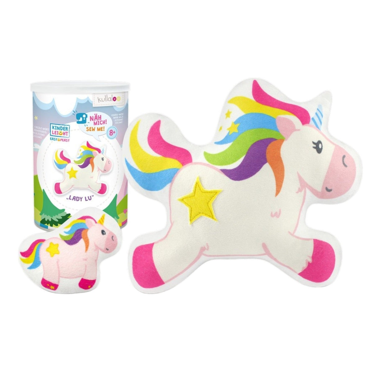 Kullaloo Nähset Einhorn "LADY LU" KINDERLEICHT Serie "Magic World"
