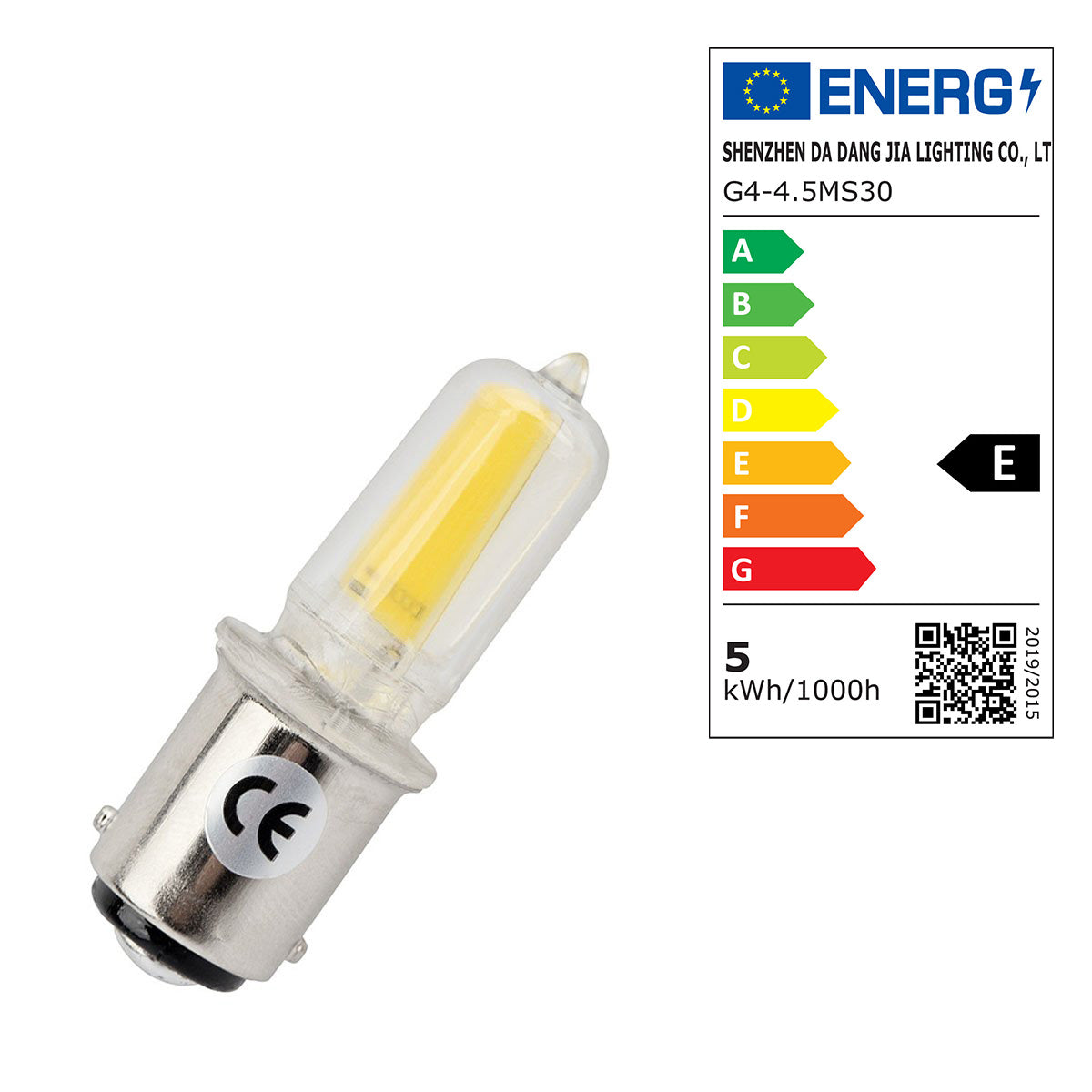 LED Glühbirne mit 32 LEDs Stecksockel (B15D/ Tageslicht/ 2 Watt)