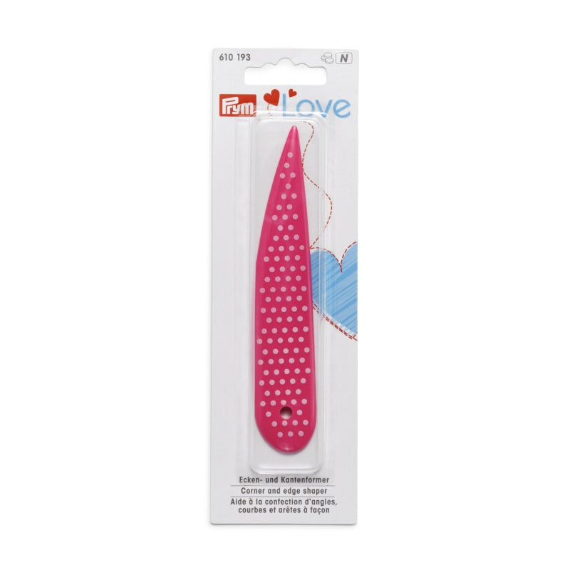 Prym Love Ecken- und Kantenformer (pink/ weiß/ gepunktet)