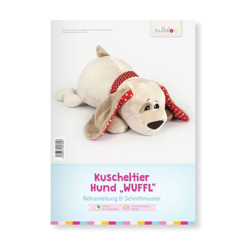 Kullaloo Print-Book Kuscheltier Hund "Wuffl" (Nähanleitung + Schnittmuster)