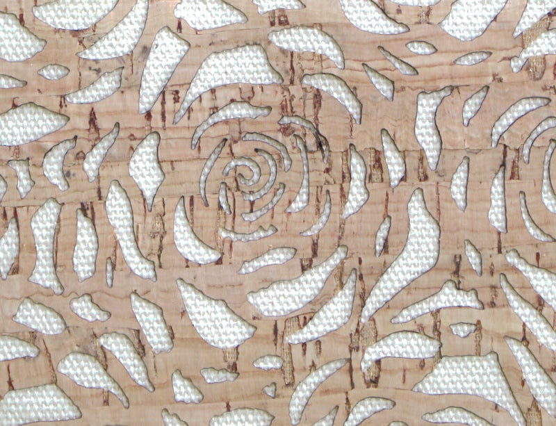 Kork-Stoff Rose (beige/ Abschnitt 50 x 68 cm)