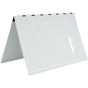 Semplix Faltbare Schneidematte hellgrau (60 x 45 cm/ Unterseite rutschhemmend) A2