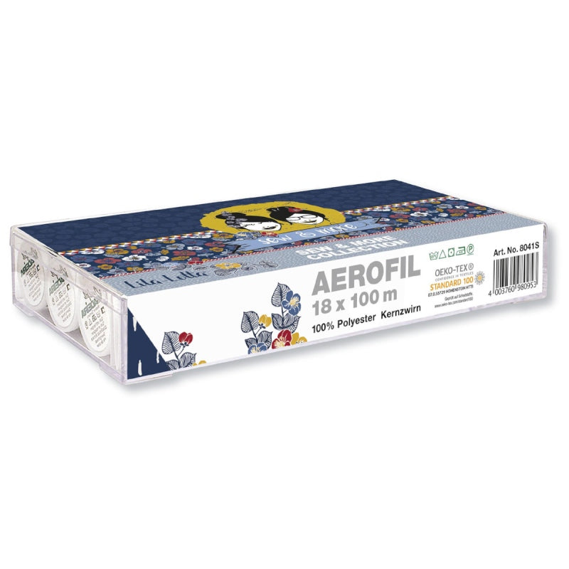 Madeira Garnbox Sew & More by Lila Lotta Aerofil No.120 (18 Farben/ 100 m)