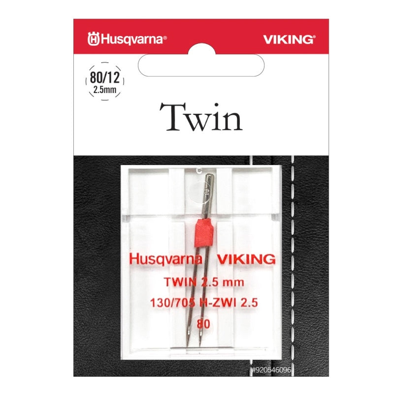 Husqvarna Zwillingsnadel Stärke 80/ 2,5 mm/ System 130/ 705H-ZWI/ 1 Nadel