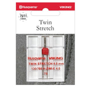 Husqvarna Zwillingsnadel Stretch Stärke 75/ 4  mm/ System 130/ 705H-ZWI-E/ 1 Nadel